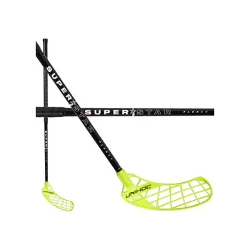 Florbal Florbalová hůl Unihoc Basic Superstar 30 - 100 cm, černá/žlutá, Levá