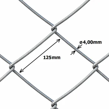 Pletivo Pletivo oborové, výška 250 cm, oko 125x125 mm, drát 4,0 mm, pozinkovaný drát, délka 10 m