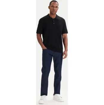 Pánská košile Calvin Klein Polokošile LV04LC326G Černá Regular Fit S