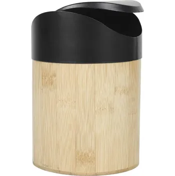 Odpadkový koš Odpadkový koš NOYA 1 L černý/bambus natural