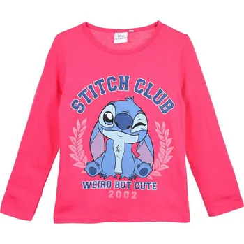 Pánské tričko Triko Lilo a Stitch malinové 98
