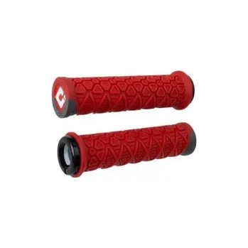 Sport Gripy MTB ODI Vanquish, v2.1 Lock-On, MTB, Closed End, Red / Graphite