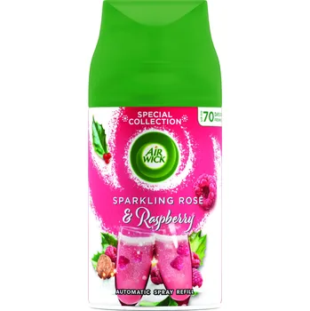 Osvěžovač vzduchu Air Wick FreshMatic Sparkling Rose & Raspberry - Růžový sekt a maliny automatický osvěžovač náhradní náplň 250 ml