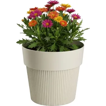 Květináč Květináč SILVA LINE 12,7x14,5 cm béžový