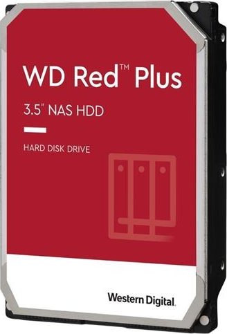 WD Red Plus 4TB HDD 3.5" 128MB cache, SATAIII, 5400rpm