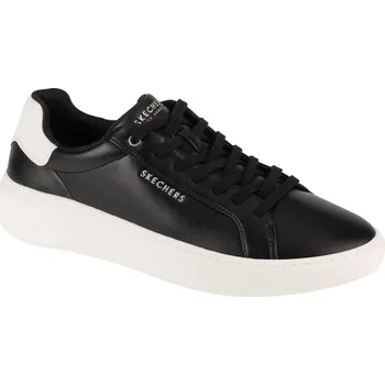 Pánské tenisky Černé pánské stylové tenisky Skechers Court Break - Suit Sneaker 183175-BLK Velikost: 46