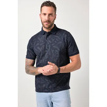 Pánská košile JP1880, Plus size Polokošile JP1880, piké, plošný potisk, krátké rukávy, do 8XL pro plnoštíhlé nadměrná velikost, 846187130-1454, modrý, 5XL, Plus size oblečení, Oblečení pro vysoké muže, Nadměrné velikosti, Oblečení pro plnoštíhlé.