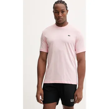 Pánské tričko Tričko Lacoste TH7618 růžová 03X, vel. XL