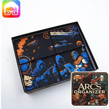 Příslušenství k deskovým hrám Insert pro hru Arcs: Konflikt a zhroucení v Pomezí | MitroCZECH Barva: Černá