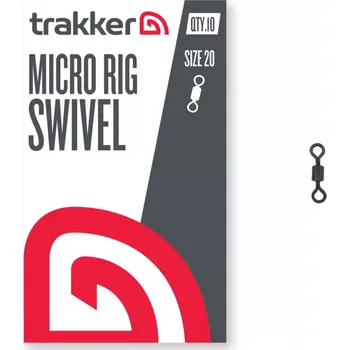 Trakker Obratlík Micro Rig Swivel Velikost 20 10 ks