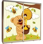 Skříň Penelopa 205 cm medvídek