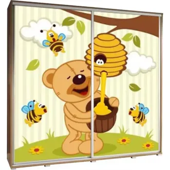 Šatní skříň Skříň Penelopa 205 cm medvídek