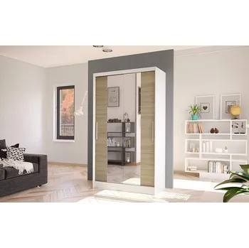 Ložnice Falco Skříň Kosta II 100 - bílá/dub sonoma