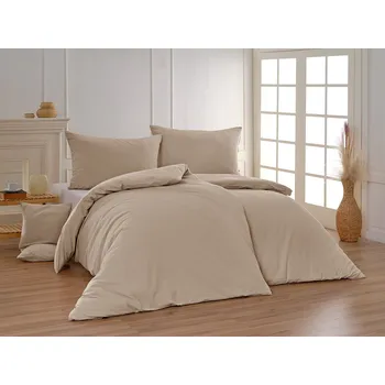 Povlečení Matějovský Krep béžový Krep deluxe povlak 40/40