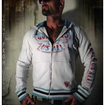 Pánská mikina Pánská mikina Yakuza HZB-431 white velikost: 3XL