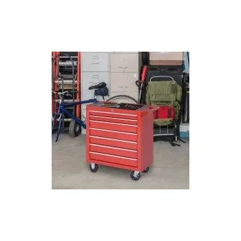 Dílenský vozík se 7 zásuvkami | červený