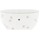 Bastion Collections Keramická miska White / Rose Little Flowers 600 ml