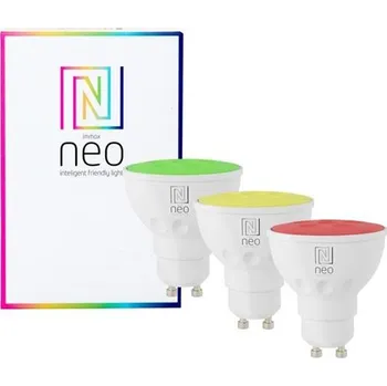 Žárovka Smart LED žárovka GU10 6W RGB+CCT IMMAX NEO 07724C WiFi Tuya sada 3ks