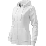 MALFINI, a.s. Trendy Zipper 411 Mikina dámská Barva: Bílá, Velikost: XS
