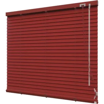 Žaluzie Hliníková žaluzie SOLUNA DIM-OUT červená 100x240 cm, o 20 % více lamel