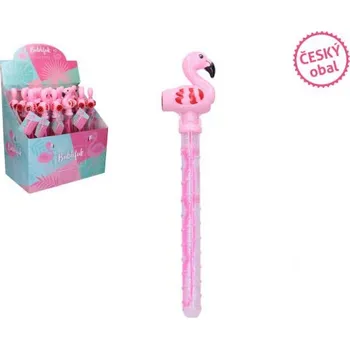 Bublifuk Bublifuk plameňák s píšťalkou 37 cm [A]
