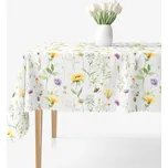 Hranatý teflonový ubrus - Luční svět 100 x 100 cm