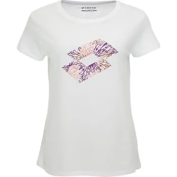 Dámské tričko Dámské tričko Lotto STAR DUST TEE XS Bílá, Fialová
