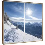 Skříň Penelopa 205 cm zima 2