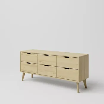 Ložnicová sestava Komoda SCANDIA 11 Borovice povrchová úprava scandia Hnědá