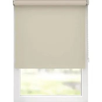 Roleta Zatemňovací roleta SOLUNA Colormatch sladěná V38 béžová, 105x190 cm, včetně držáků na rám okna