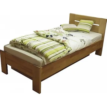 Postel Postel SAMO 2 90cm, s roštem a s úložným prostorem Varianta: světlý ořech