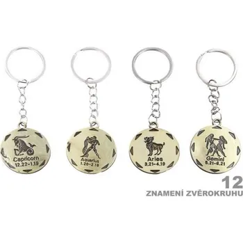 Klíčenka kulatá - Zodiac [A]