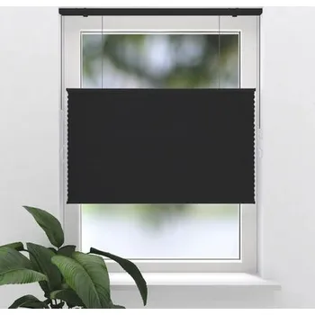 Žaluzie Voštinové plisé žaluzie SOLUNA termo černá 60x175 cm, montáž na stěnu/strop, ovládání šňůrkou