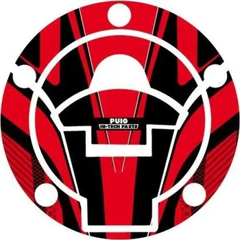 Motodoplněk Ochranné nálepky na víčko nádrže PUIG RADIKAL 8281R červená YAMAHA YZF-R3 2015-2018