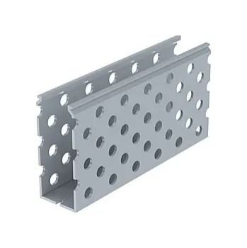 Racková skříň D1.5X4LG6 Žlab kabelový D-typ s perforovanými boky, š=45,v=102mm, bez víka,d= 6ft(1,83m), šedý