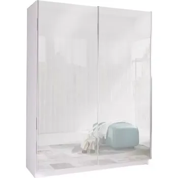 Předsíňová stěna Skříň Se Zrcadlem Batumi 6 150cm Bílý