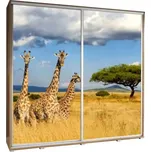 Skříň Penelopa 205 cm žirafa 2