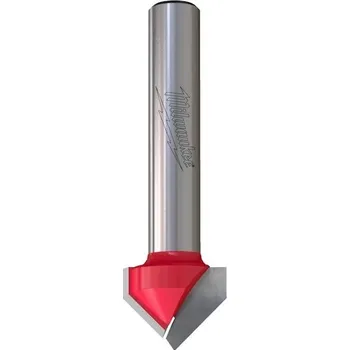 Fréza MILWAUKEE Fréza na V-drážky z tvrdokovu, S8mm, 16/52,8mm, 1ks