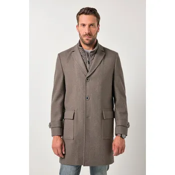 Dámský kabát JP1880, Plus size Kabát JP1880, FLEXNAMIC®, prošívaní vsadka, klopový límec, do 7XL pro plnoštíhlé nadměrná velikost, 841635641-1453, zelený, 4XL, Plus size oblečení, Oblečení pro vysoké muže, Nadměrné velikosti, Oblečení pro plnoštíhlé.