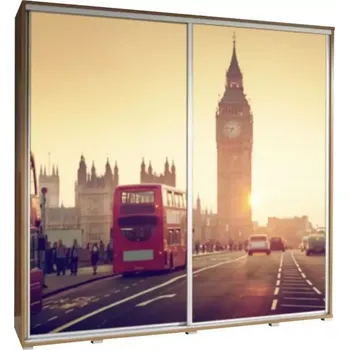 Šatní skříň Skříň Penelopa 205 cm Londýn 1