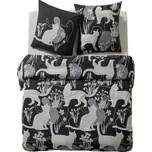 Blancheporte Bavlněné povlečení Mistigri s potiskem koček Velikost: jednolůžko 140x200 + 65x65 cm