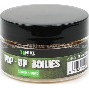 Karel Nikl Plovoucí boilies Scopex &amp; Squid - světle růžová 20g 10mm - Expirace: 12/2025