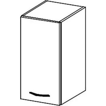 Kuchyňská skříňka Casarredo W30 horní skříňka jednodveřová GREY levá