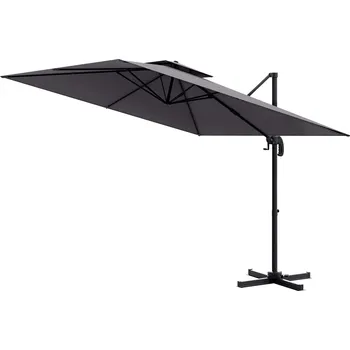 Slunečník di volio Zahradní slunečník Fuscado 300 cm – šedý