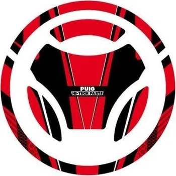 Motodoplněk Ochranné nálepky na víčko nádrže PUIG RADIKAL 7584R červená YAMAHA YZF-R 125 2014-2018