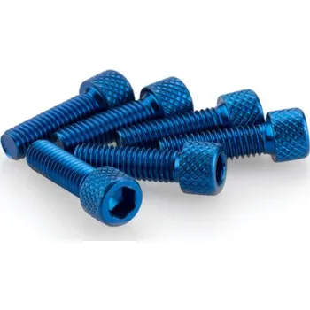 Motodoplněk Šrouby PUIG ANODIZED 0364A modrá M6 x 20mm (6ks) 0364A