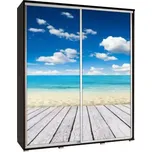 Skříň Penelopa 155 cm pláž 1