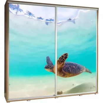 Šatní skříň Skříň Penelopa 205 cm želva 1