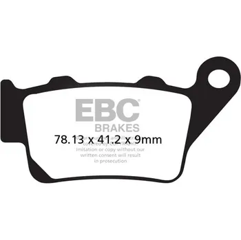 Brzdová destička Brzdové destičky EBC SFA213HH BMW C1 125 2000-2004