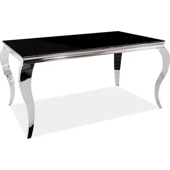 Jídelní stůl PRINCE jídelní stůl 180, černá/chrom